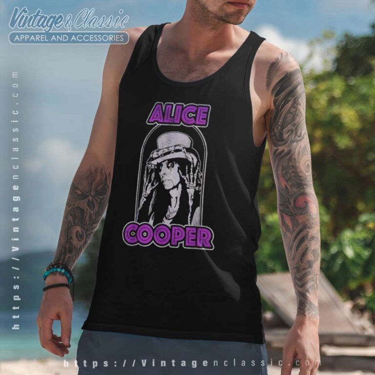 Alice Cooper Top Hat Shirt Tank Top Racerback 1 Alice Cooper Top Hat Shirt Tank Top Racerback 1