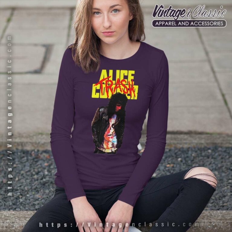 Alice Cooper Trash New Long Sleeve Tee Alice Cooper Trash New Long Sleeve Tee