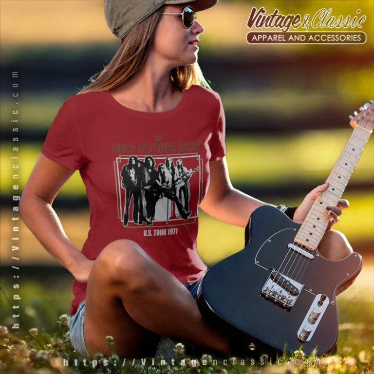 Alice Cooper Us Our 1971 Women TShirt Alice Cooper Us Our 1971 Women TShirt