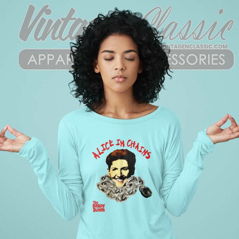 Alice In Chains Brady Bunch Long Sleeve Tee Alice In Chains Brady Bunch Long Sleeve Tee