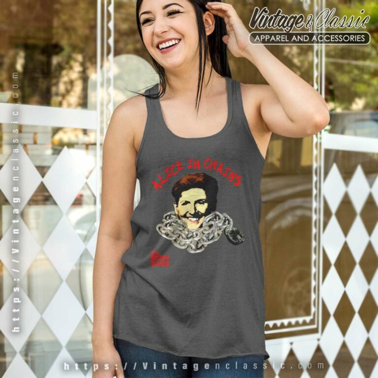 Alice In Chains Brady Bunch Tank Top Racerback Alice In Chains Brady Bunch Tank Top Racerback