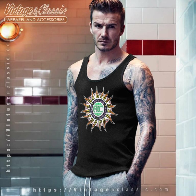 Alice In Chains Classic Logo Tank Top Racerback Alice In Chains Classic Logo Tank Top Racerback