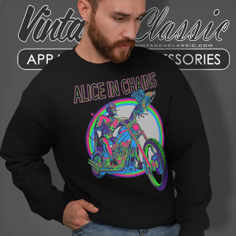 Alice In Chains Devil Bike Sweatshirt Alice In Chains Devil Bike Sweatshirt