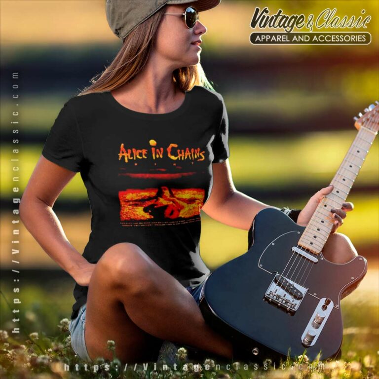 Alice In Chains Dirt Tracklist Women TShirt Alice In Chains Dirt Tracklist Women TShirt
