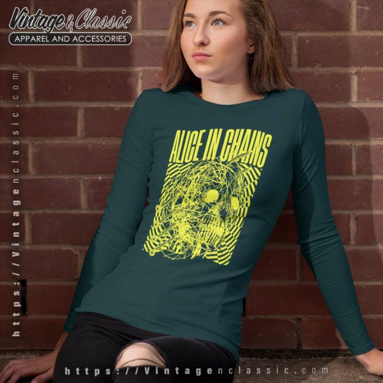 Alice In Chains Head Creeps Long Sleeve Tee Alice In Chains Head Creeps Long Sleeve Tee