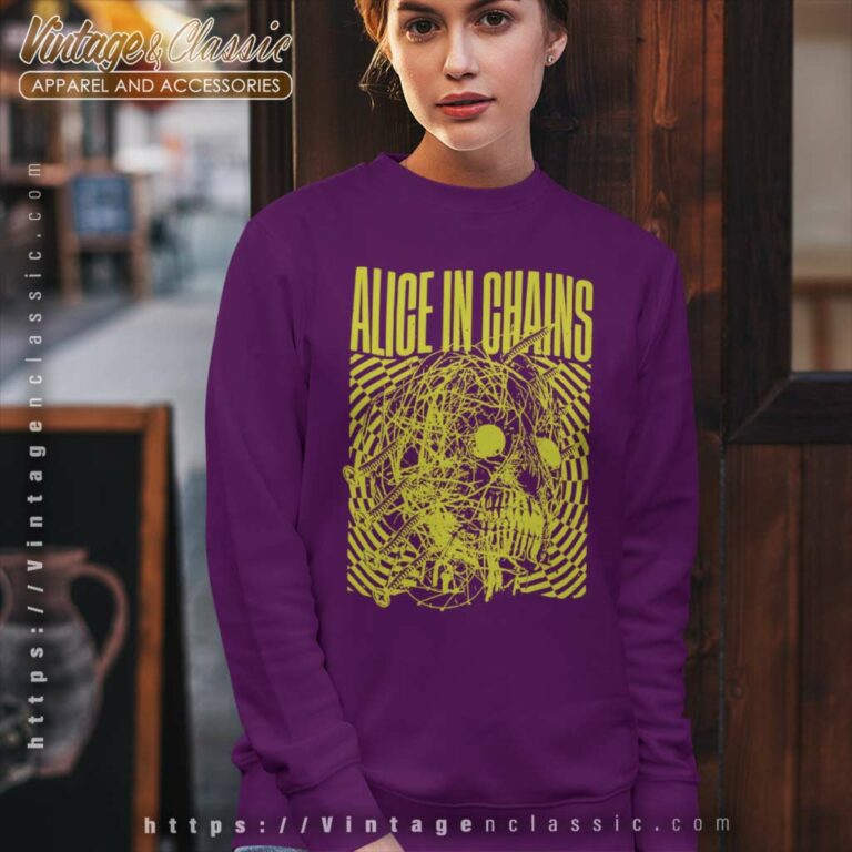 Alice In Chains Head Creeps Sweatshirt Alice In Chains Head Creeps Sweatshirt