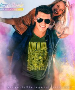 Alice In Chains Head Creeps V Neck TShirt