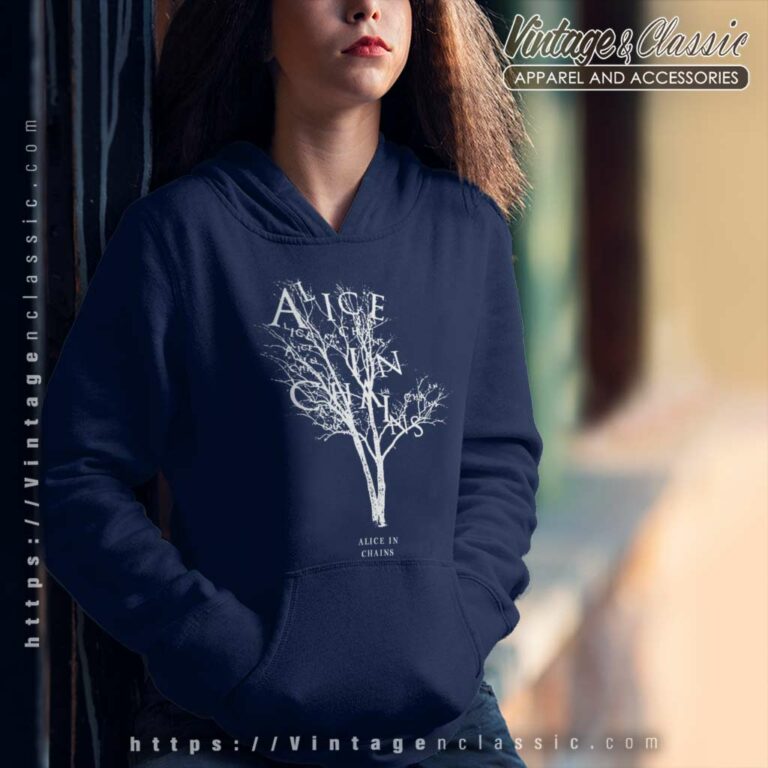 Alice In Chains Letter Tree Hoodie Alice In Chains Letter Tree Hoodie