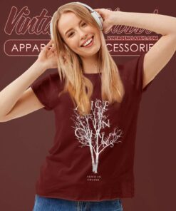 Alice In Chains Letter Tree Women TShirt