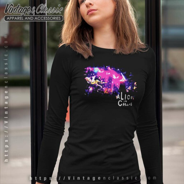 Alice In Chains Mtv Unplugged Long Sleeve Tee Alice In Chains Mtv Unplugged Long Sleeve Tee