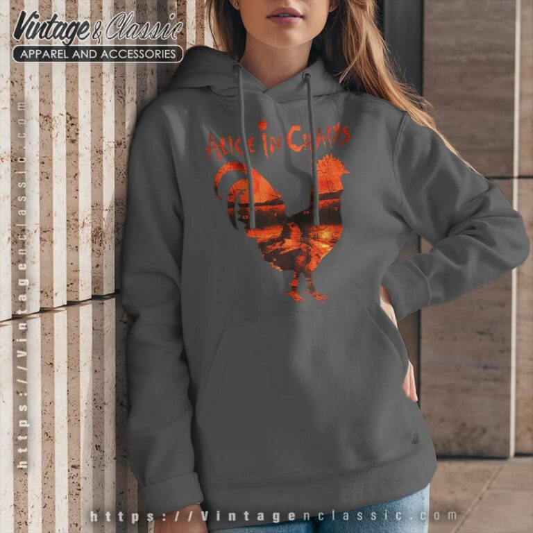 Alice In Chains Rooster Dirt Hoodie Alice In Chains Rooster Dirt Hoodie