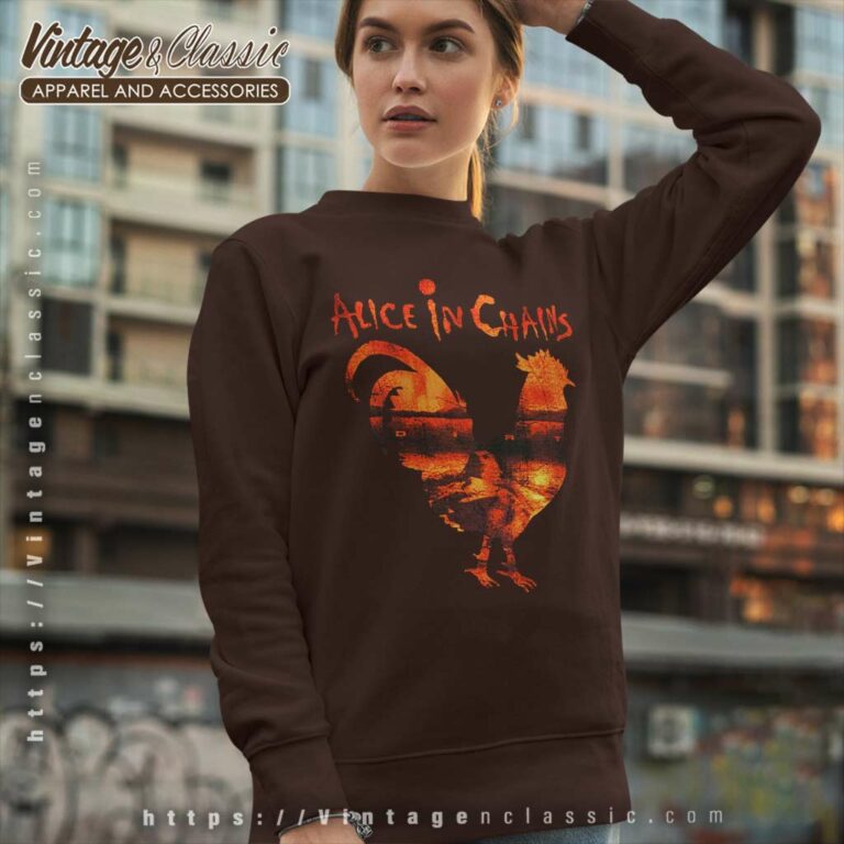 Alice In Chains Rooster Dirt Sweatshirt Alice In Chains Rooster Dirt Sweatshirt