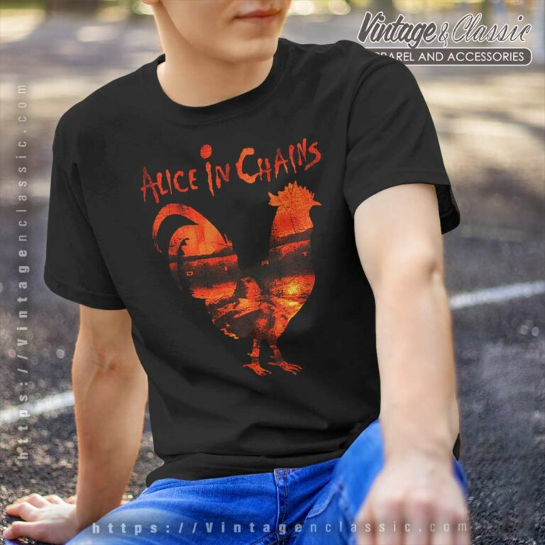 Alice In Chains Rooster Dirt T Shirt Alice In Chains Rooster Dirt T Shirt