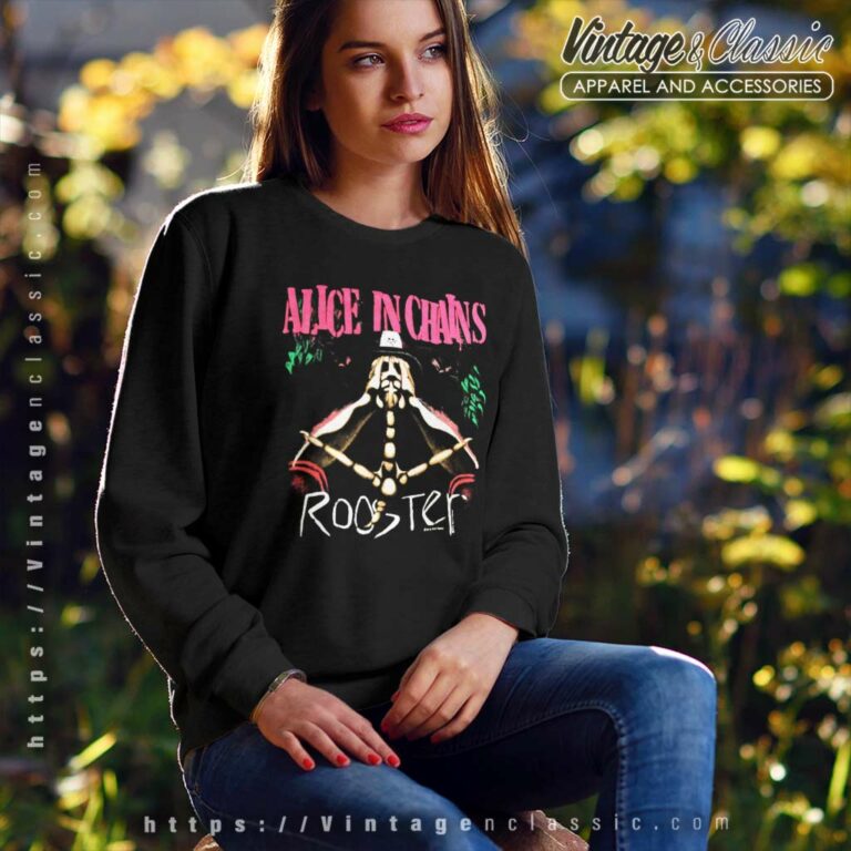 Alice In Chains Rooster Sweatshirt Alice In Chains Rooster Sweatshirt
