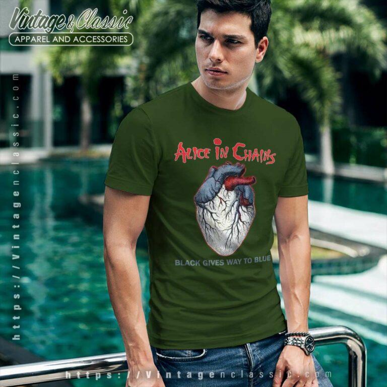 Alice In Chains Shirt Black Gives Way To Blue T Shirt Alice In Chains Shirt Black Gives Way To Blue T Shirt