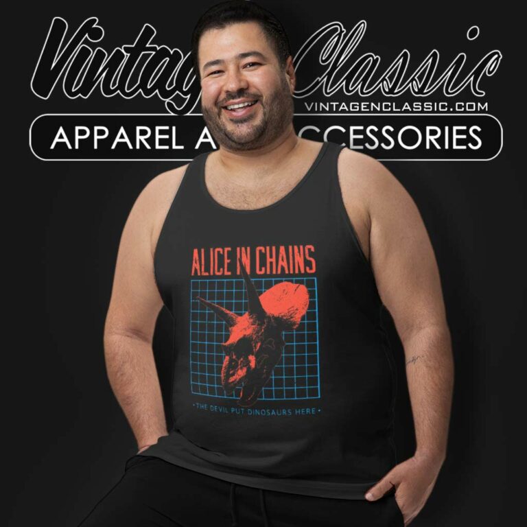 Alice In Chains Shirt Devil Put Dinosaurs Tank Top Racerback Alice In Chains Shirt Devil Put Dinosaurs Tank Top Racerback