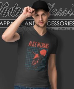 Alice In Chains Shirt Devil Put Dinosaurs V Neck TShirt