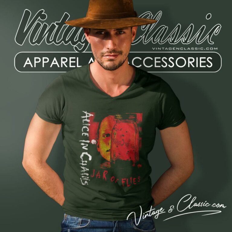 Alice In Chains Shirt Jar Of Flies V Neck TShirt Alice In Chains Shirt Jar Of Flies V Neck TShirt