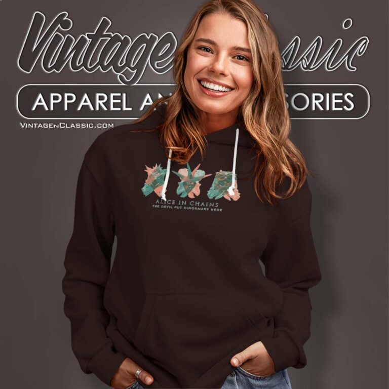 Alice In Chains Shirt The Devil Put Dinosaurs Album Hoodie Alice In Chains Shirt The Devil Put Dinosaurs Album Hoodie