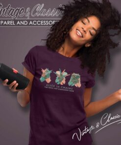 Alice In Chains Shirt The Devil Put Dinosaurs Album Women TShirt