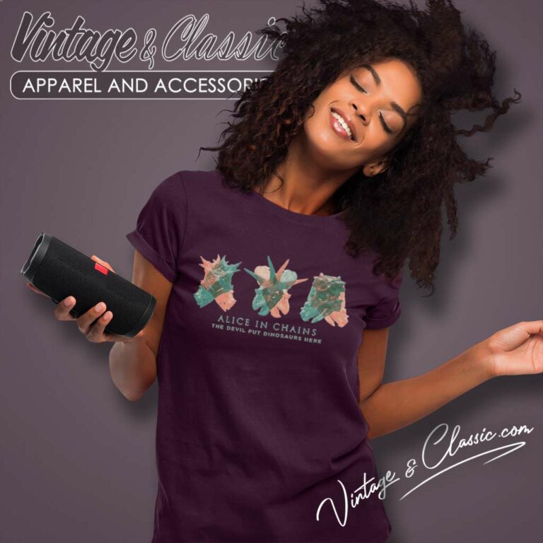 Alice In Chains Shirt The Devil Put Dinosaurs Album Women TShirt Alice In Chains Shirt The Devil Put Dinosaurs Album Women TShirt
