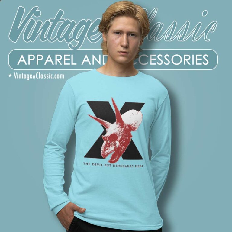 Alice In Chains Shirt The Devil Put Dinosaurs Here Long Sleeve Tee Alice In Chains Shirt The Devil Put Dinosaurs Here Long Sleeve Tee