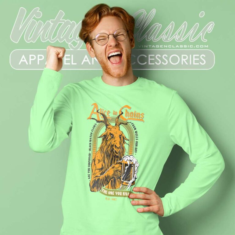 Alice In Chains Shirt The One You Know Long Sleeve Tee Alice In Chains Shirt The One You Know Long Sleeve Tee