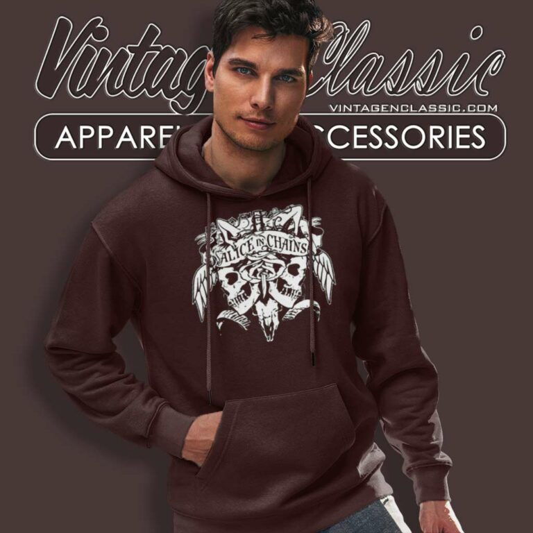 Alice In Chains Skulls Hoodie Alice In Chains Skulls Hoodie