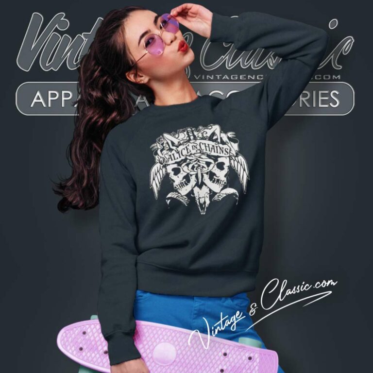 Alice In Chains Skulls Sweatshirt Alice In Chains Skulls Sweatshirt