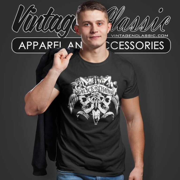Alice In Chains Skulls T Shirt Alice In Chains Skulls T Shirt