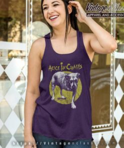 Alice In Chains Three Legged Dog Tank Top Racerback