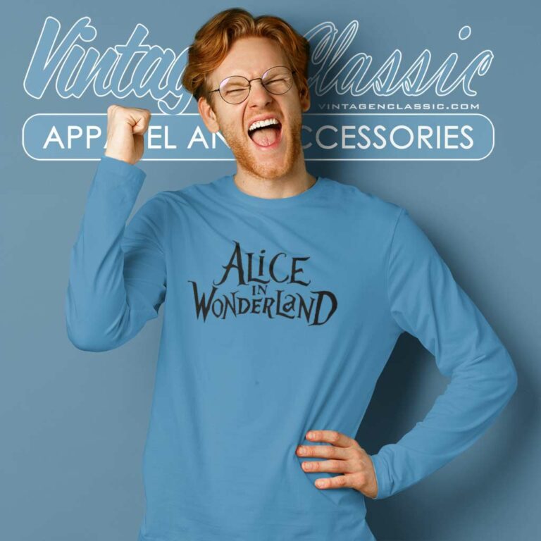 Alice In Wonderland Basic Long Sleeve Tee Alice In Wonderland Basic Long Sleeve Tee