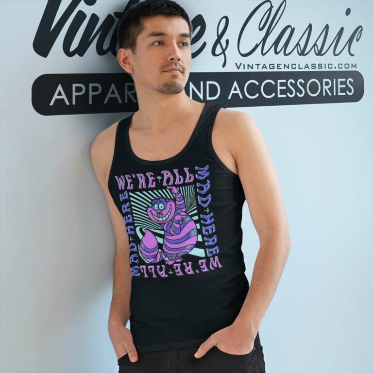 Alice In Wonderland Cheshire Shirt Tank Top Racerback Alice In Wonderland Cheshire Shirt Tank Top Racerback
