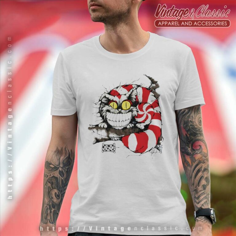 Alice In Wonderland Cheshire The Cat Andazia T Shirt Alice In Wonderland Cheshire The Cat Andazia T Shirt