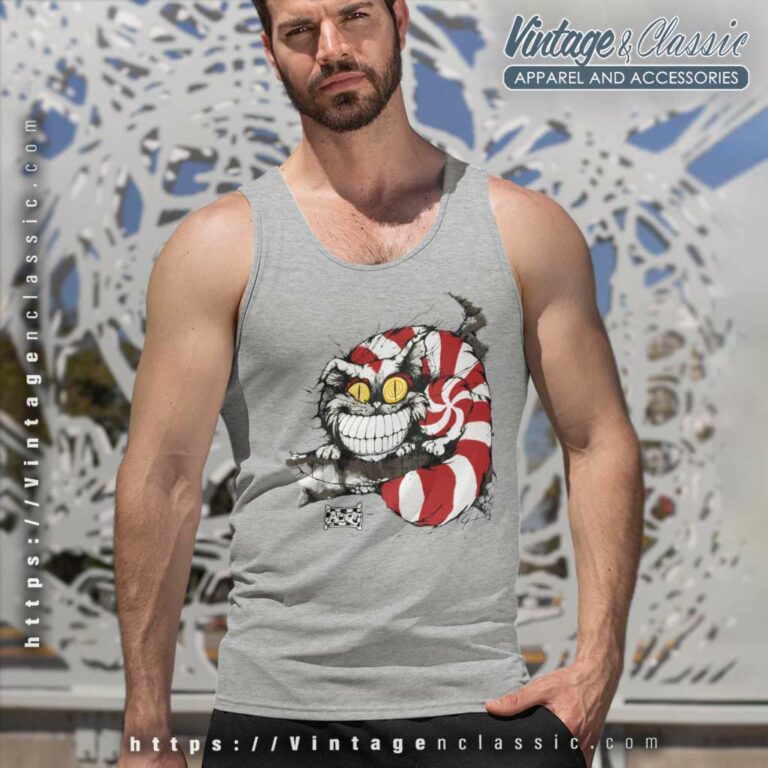 Alice In Wonderland Cheshire The Cat Andazia Tank Top Racerback Alice In Wonderland Cheshire The Cat Andazia Tank Top Racerback