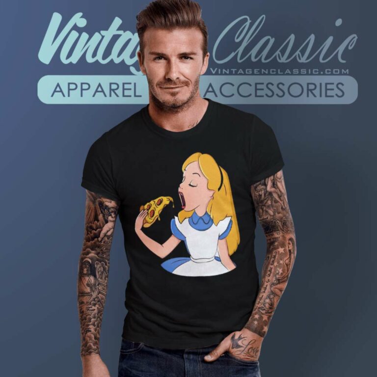 Alice In Wonderland Eating Pizza Shirt T Shirt Alice In Wonderland Eating Pizza Shirt T Shirt