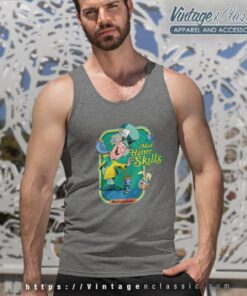 Alice In Wonderland Mad Hatter Skill Shirt Tank Top Racerback