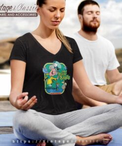Alice In Wonderland Mad Hatter Skill Shirt V Neck TShirt