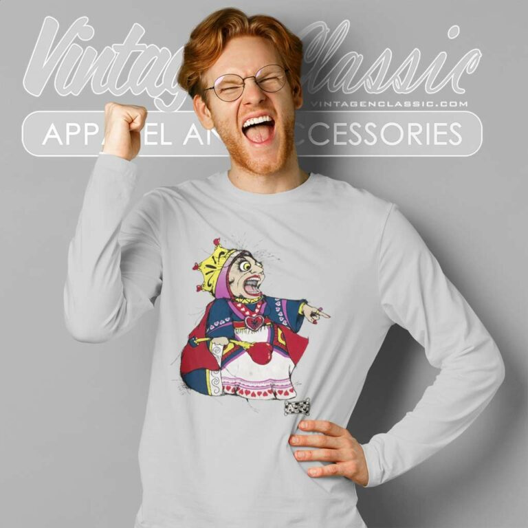 Alice In Wonderland Queen Of Heart Long Sleeve Tee Alice In Wonderland Queen Of Heart Long Sleeve Tee