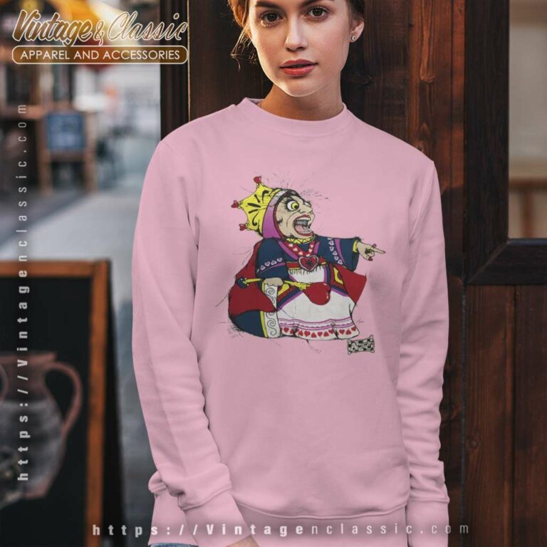 Alice In Wonderland Queen Of Heart Sweatshirt Alice In Wonderland Queen Of Heart Sweatshirt