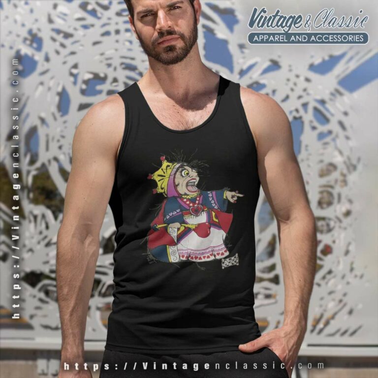 Alice In Wonderland Queen Of Heart Tank Top Racerback Alice In Wonderland Queen Of Heart Tank Top Racerback