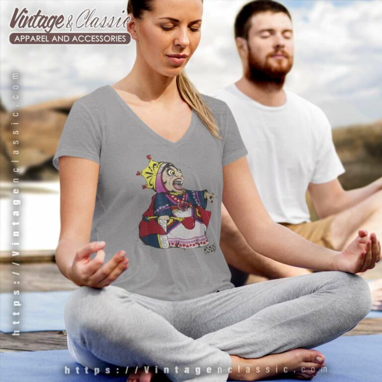 Alice In Wonderland Queen Of Heart V Neck TShirt Alice In Wonderland Queen Of Heart V Neck TShirt