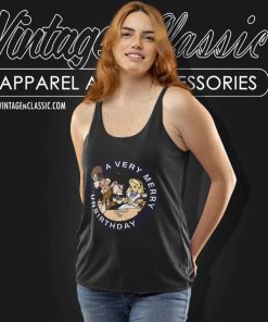 Alice In Wonderland Shirt A Very Merry Unbirthday Tank Top Racerback