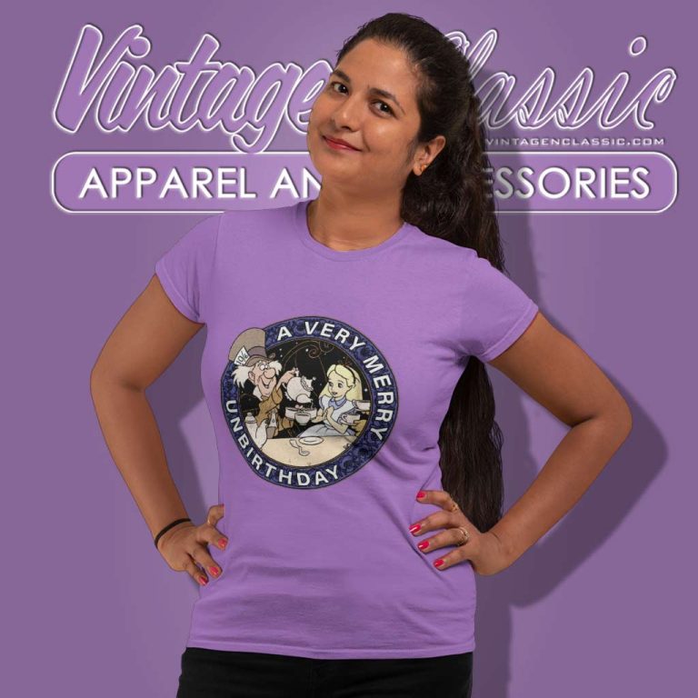 Alice In Wonderland Shirt A Very Merry Unbirthday Women TShirt Alice In Wonderland Shirt A Very Merry Unbirthday Women TShirt