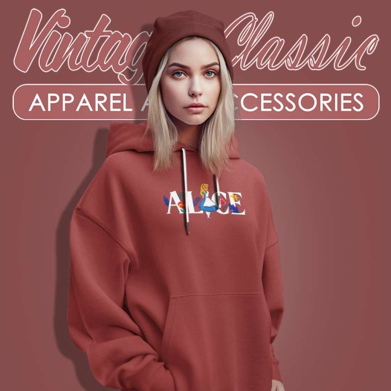 Alice In Wonderland Shirt Alice Logo Hoodie Alice In Wonderland Shirt Alice Logo Hoodie