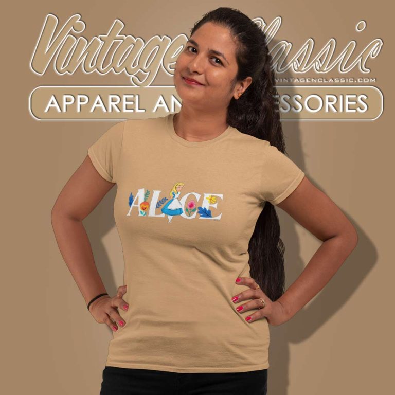 Alice In Wonderland Shirt Alice Logo Women TShirt Alice In Wonderland Shirt Alice Logo Women TShirt