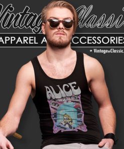 Alice In Wonderland Shirt Alice Lost Stuck In A Bottle Tank Top Racerback