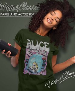 Alice In Wonderland Shirt Alice Lost Stuck In A Bottle Women TShirt