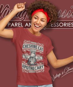 Alice In Wonderland Shirt Cheshire Cat Apothecary Women TShirt