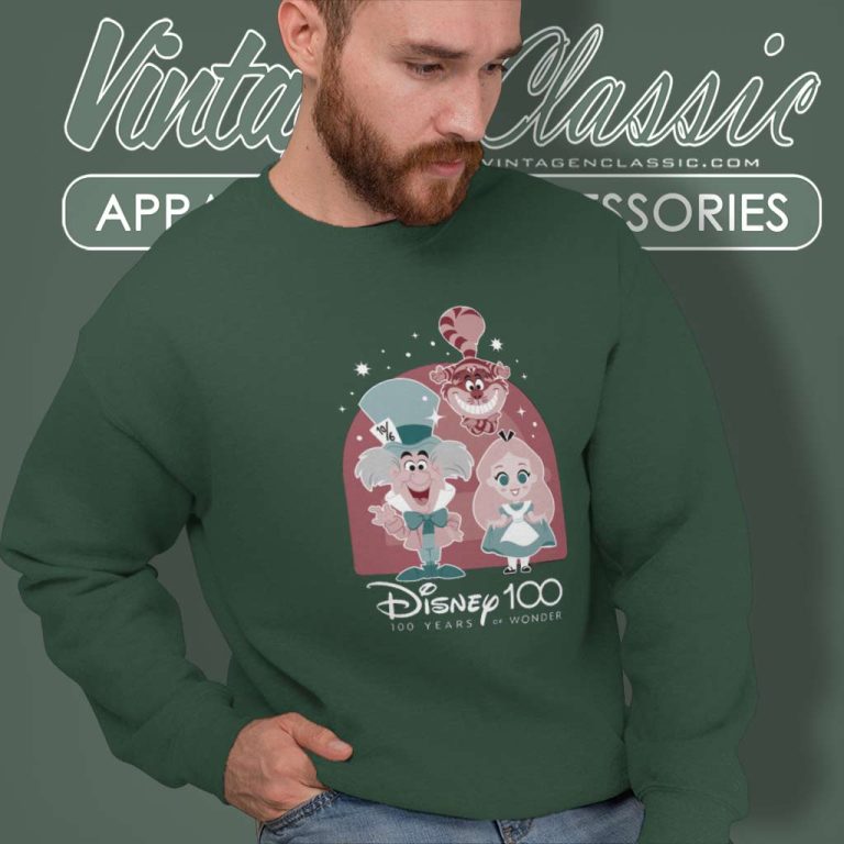 Alice In Wonderland Shirt Disney 100 Years Of Wonder Sweatshirt Alice In Wonderland Shirt Disney 100 Years Of Wonder Sweatshirt